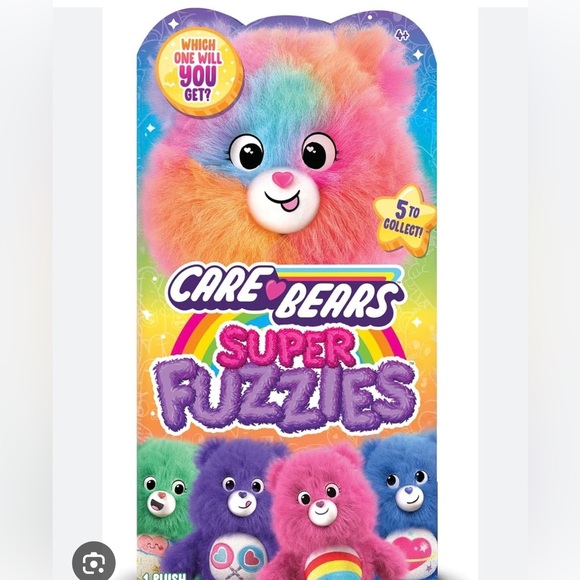 Care Bears Other - Care Bears Super Fuzzies Multicolor Plush